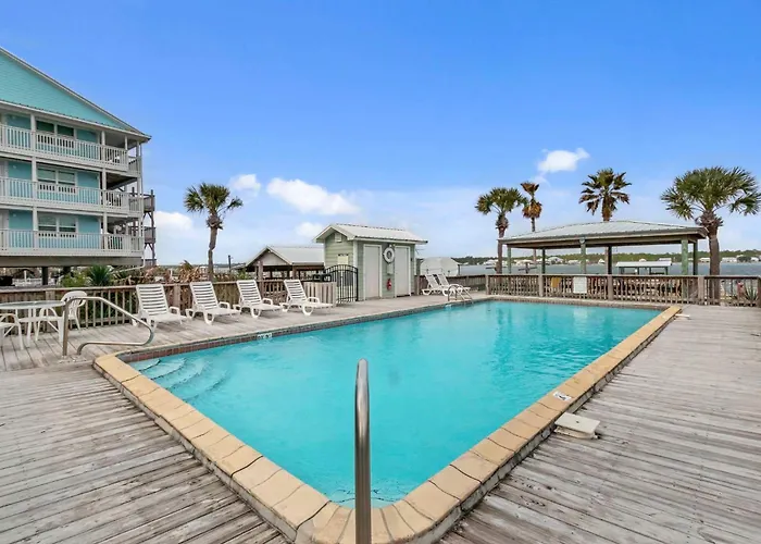 3br Gulf Views With Pool, Boat Launch And Dock Gulf Shores