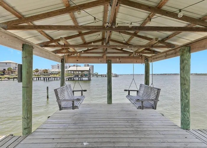 3br Gulf Views With Pool, Boat Launch And Dock Gulf Shores
